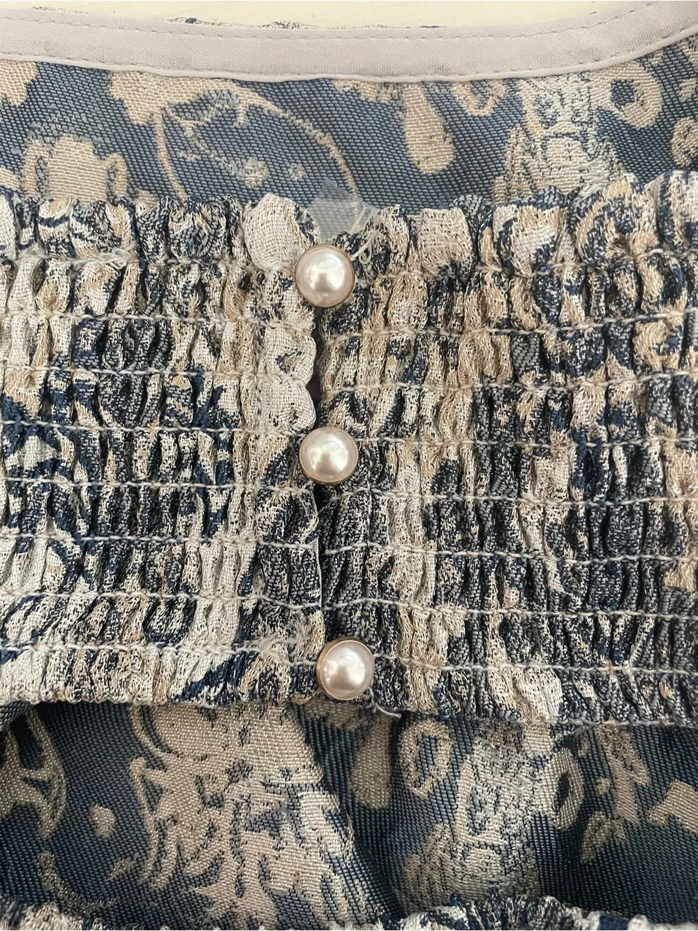 Free People Eloise Jacquard Blouse